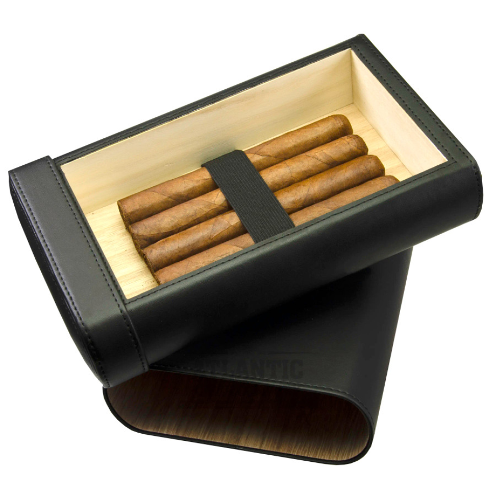 CASE DE VIAGEM EM COURO MONTECRISTO EQUUS PRETO - #1