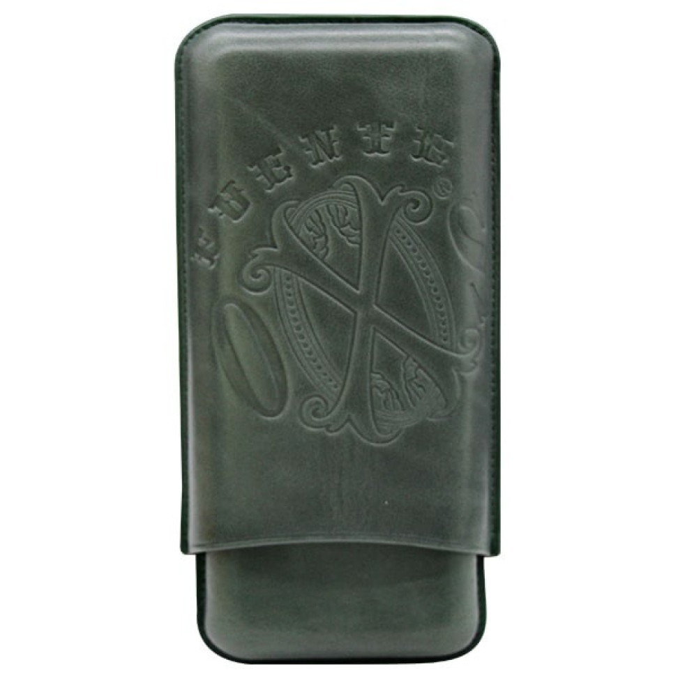 CASE PARA 3 CHARUTOS ARTURO FUENTE OpusX SOCIETY SPANISH NOBUK LEATHER - #1