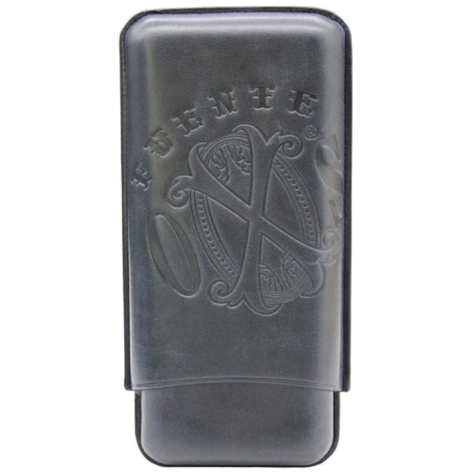 CASE PARA 3 CHARUTOS ARTURO FUENTE OpusX SOCIETY SPANISH NOBUK LEATHER - #1