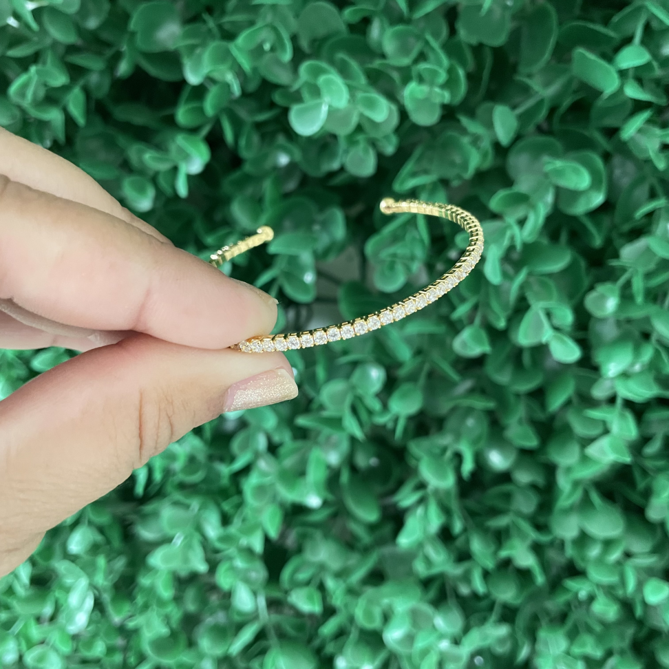 Bracelete Riviera Maleável - #3