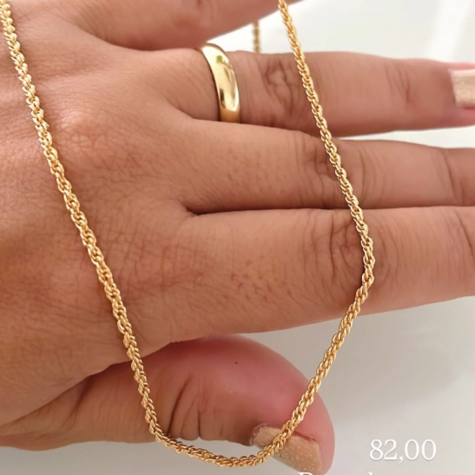 Colar Cordão Baiano 45cm