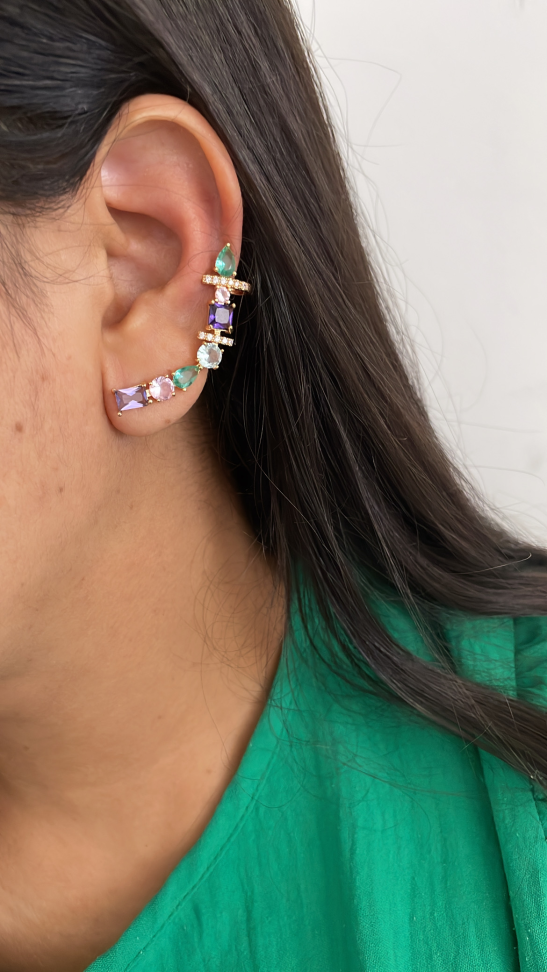 Brinco Natal Earcuff- Biju Fina 39,00