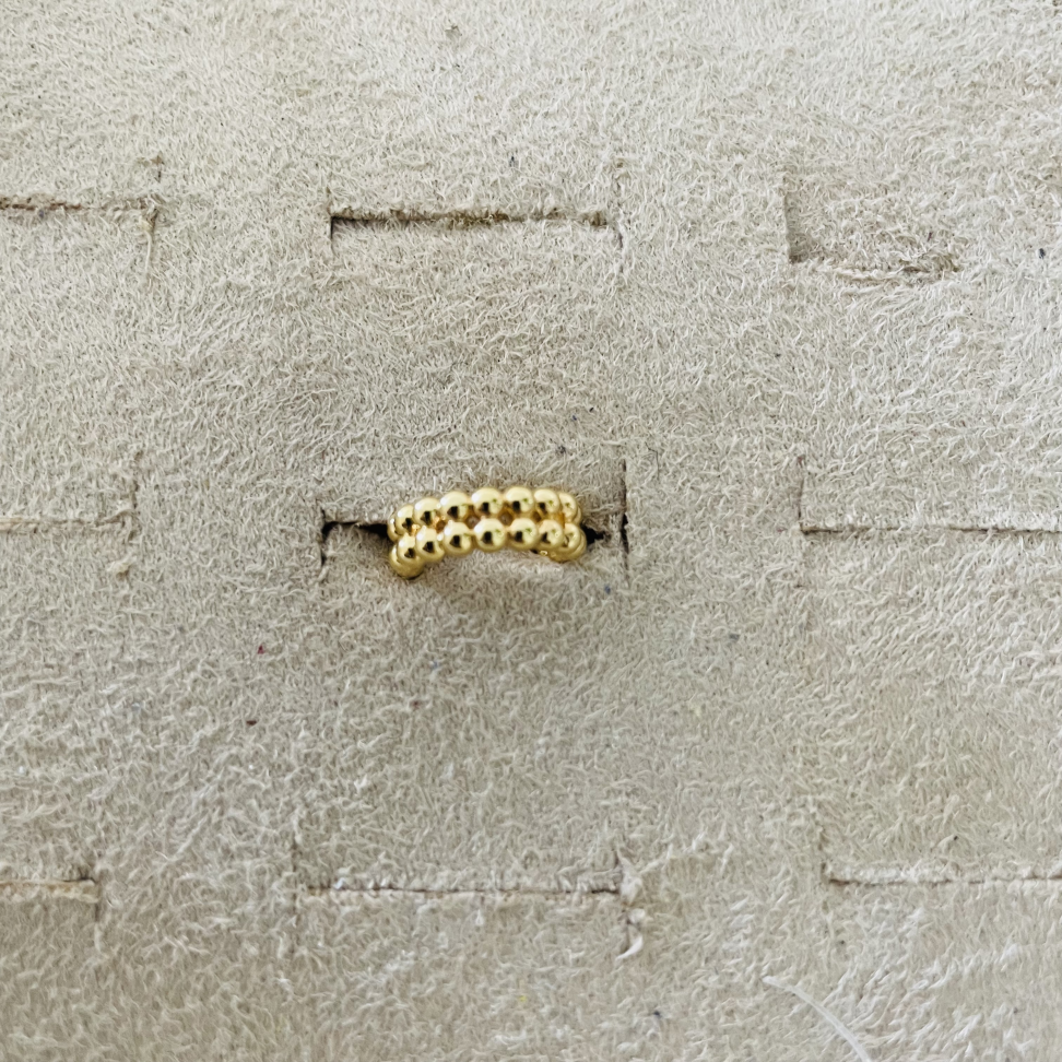 Brinco Piercing Fake Esferas Duplo