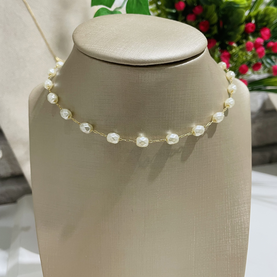 Colar de Pérolas Maísa - (40cm) - Semijoia