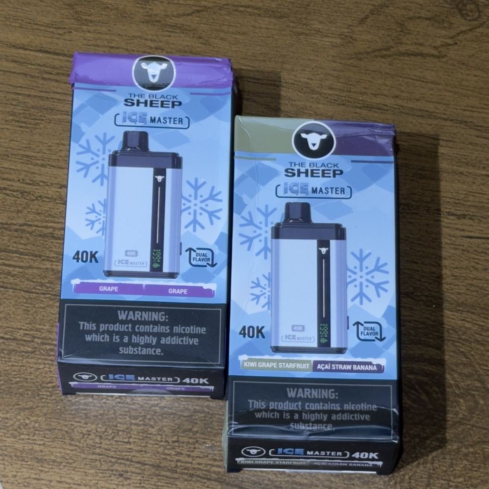 BLACKSHEEP 40K ICEMASTER 2X SABORES - 40.000 PUFFS C/  2 SABORES (TODOS GELADOS!!)