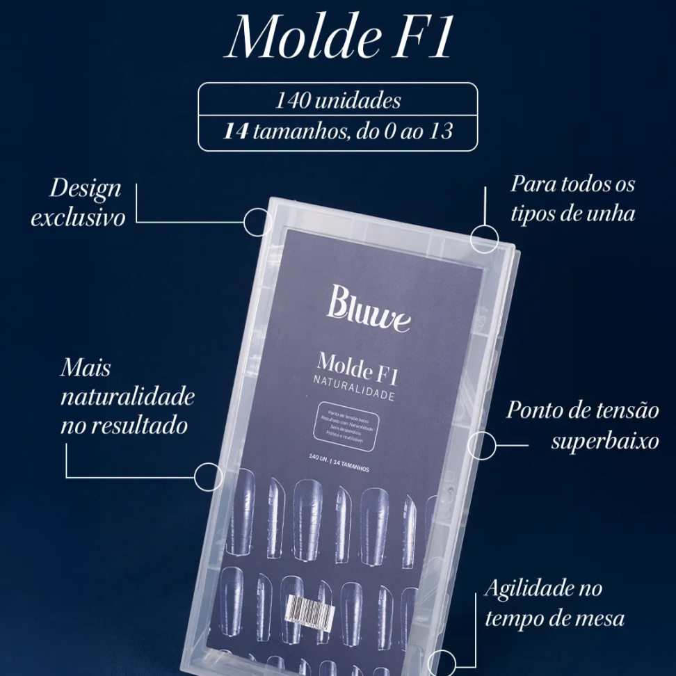 Molde F1 Naturalidade - 14 Tamanhos 140 Und - Bluwe - #2