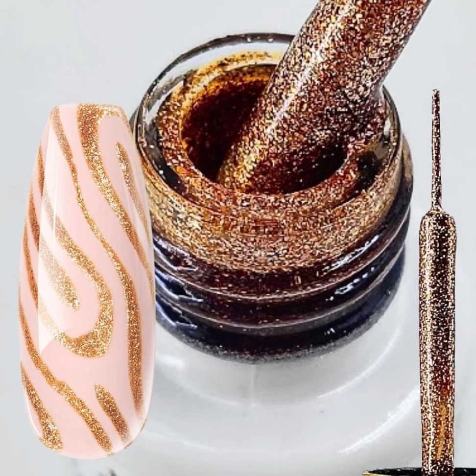 Esmalte em gel line - Efeito Spider Refletivo - Real Love - #3