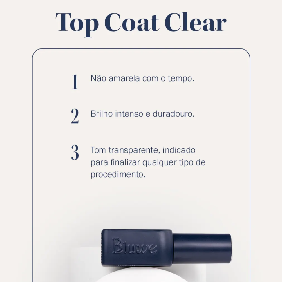 Top Coat Clear - Bluwe - 11ml - #3