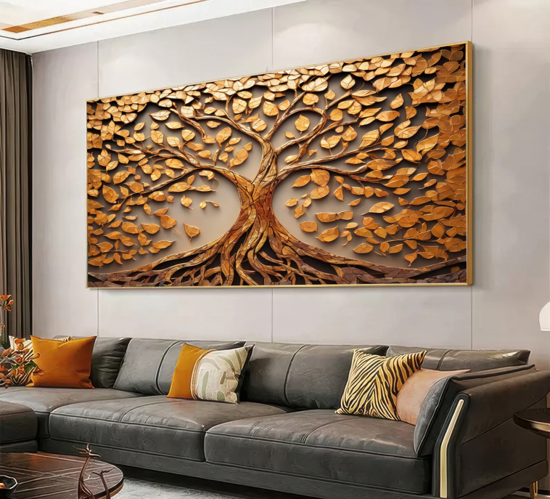 QUADRO ÁRVORE DA VIDA ABSTRATA - #4