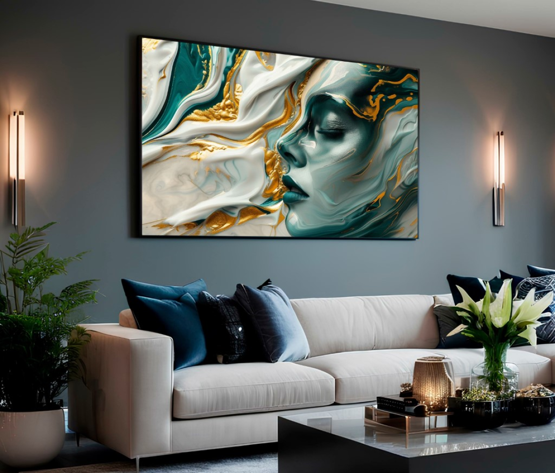 QUADRO ABSTRATO MINIMALISTA ARTE MODERNA - #4