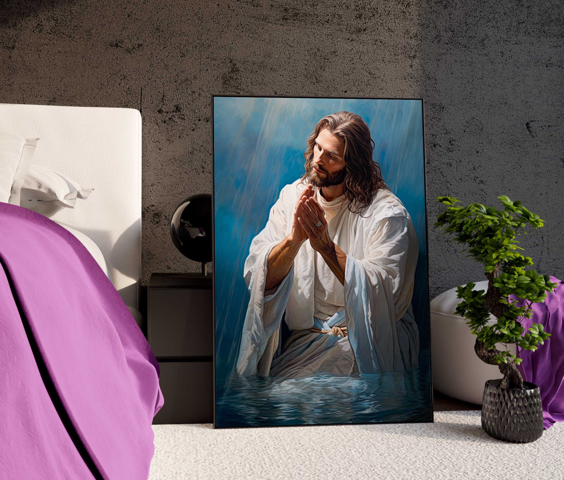 QUADRO CRISTO EM ORAÇÃO DIVINA - #5