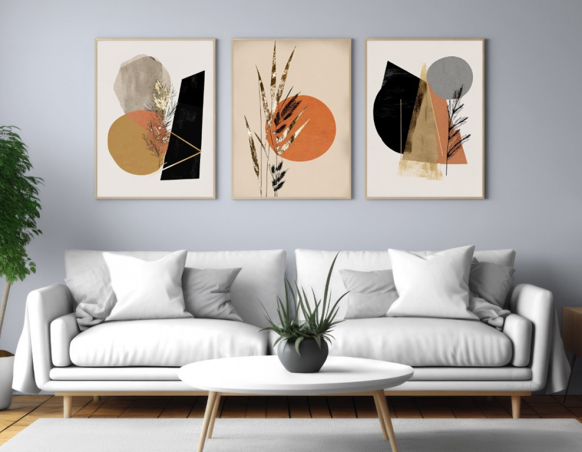 CONJUNTO ABSTRATO LUXUOSO E MODERNO - #1