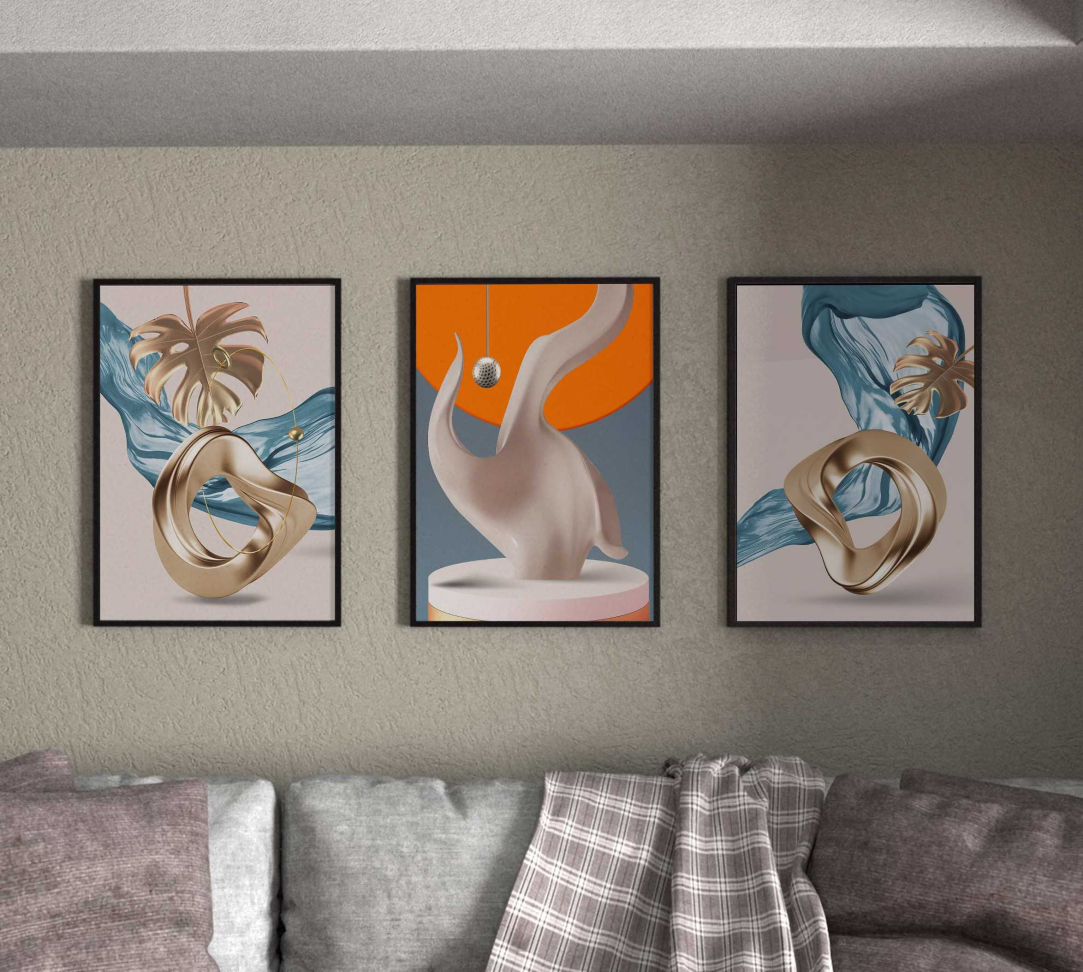 CONJUNTO ARTE DECORATIVA MODERNA - #4