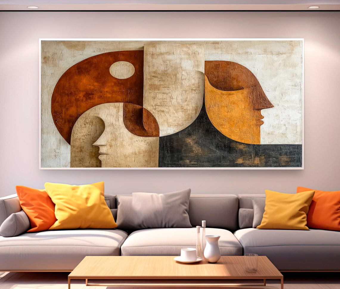 QUADRO ABSTRAO EM ARTE 3D MODERNO - #5