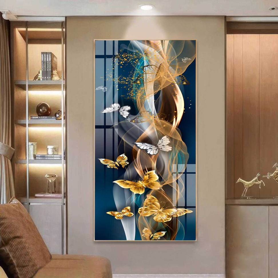 QUADRO BORBOLETAS DOURADAS DECOR - #4