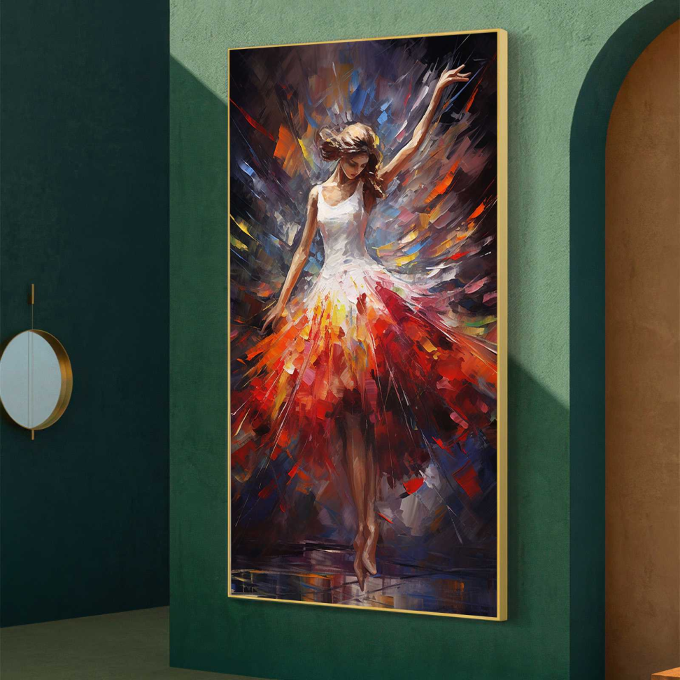 QUADRO ARTE PINTURA A BAILARINA - #3