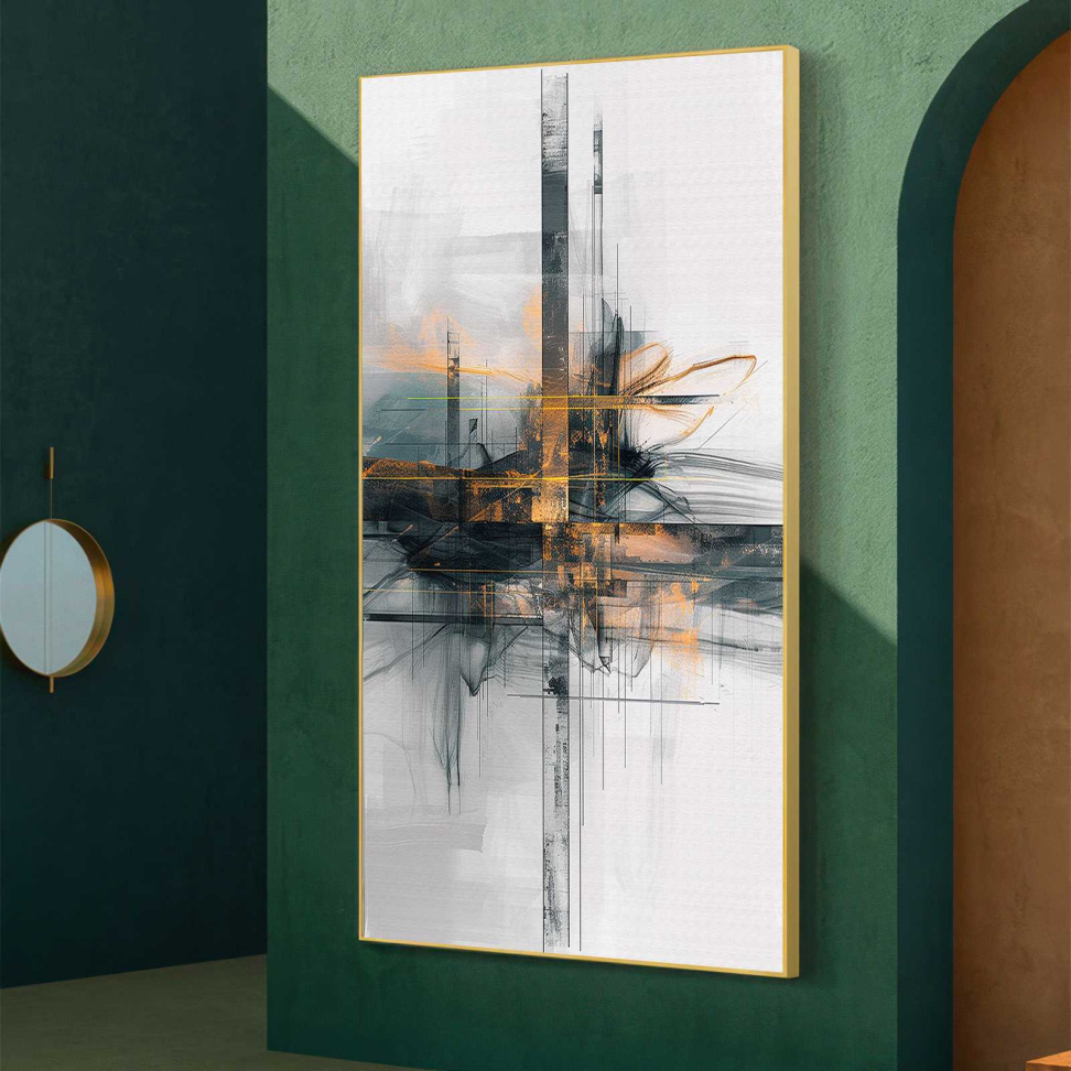 QUADRO UM MODERNO ABSTRATO DECOR - #2
