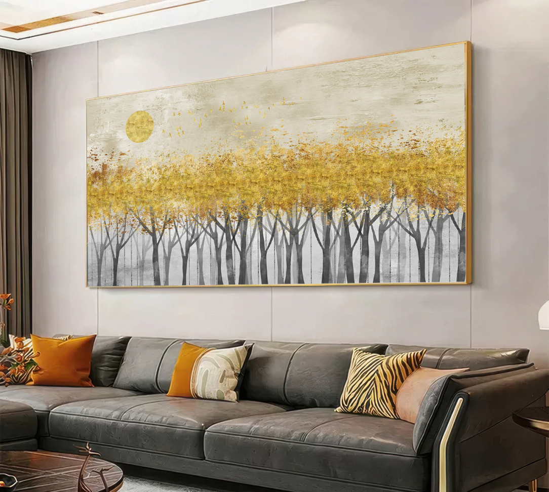 QUADRO PAISAGEM ABSTRATA DECOR - #4
