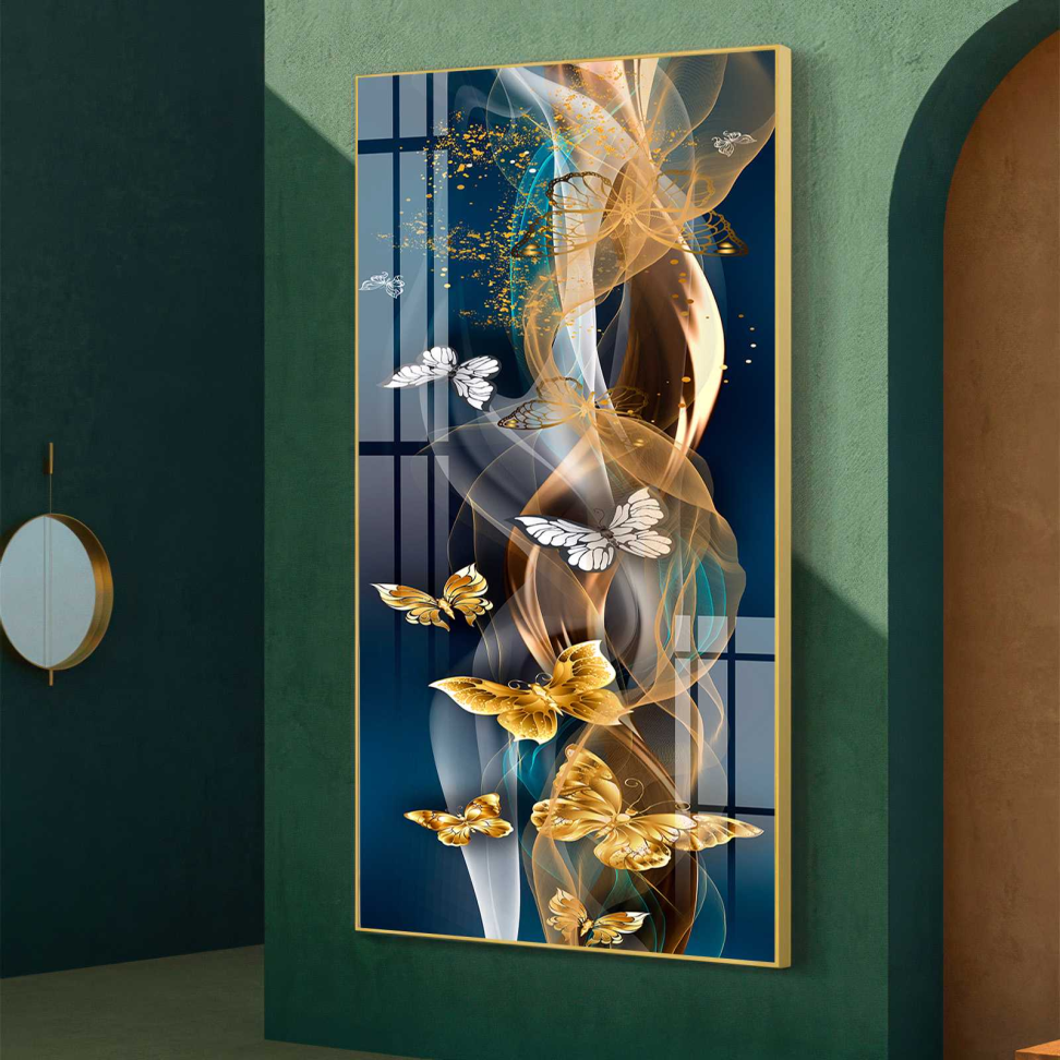 QUADRO BORBOLETAS DOURADAS DECOR - #3