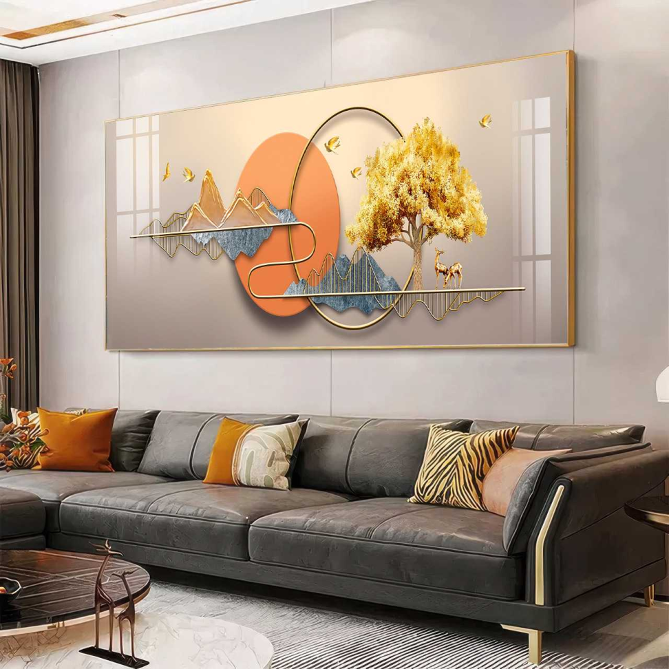 QUADRO EM ARTE ILUSTRAÇÃO DIGITAL MODERNA - #2