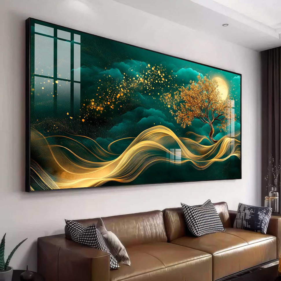 QUADRO ELEGÂNCIA MODERNA EM ILUSTRAÇÃO ABSTRATA - #4