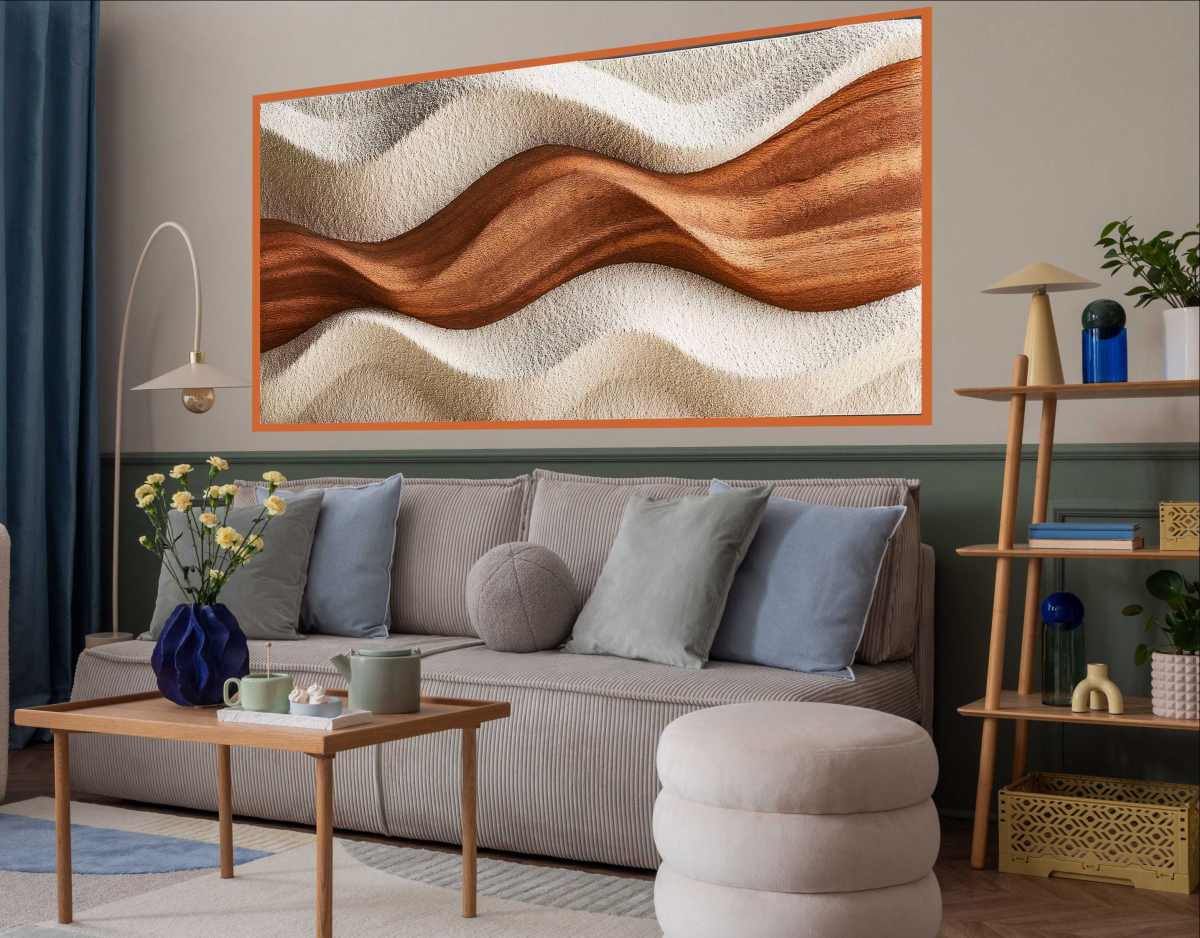 QUADRO EM MODERNA ARTE ABSTRATA DECOR - #2