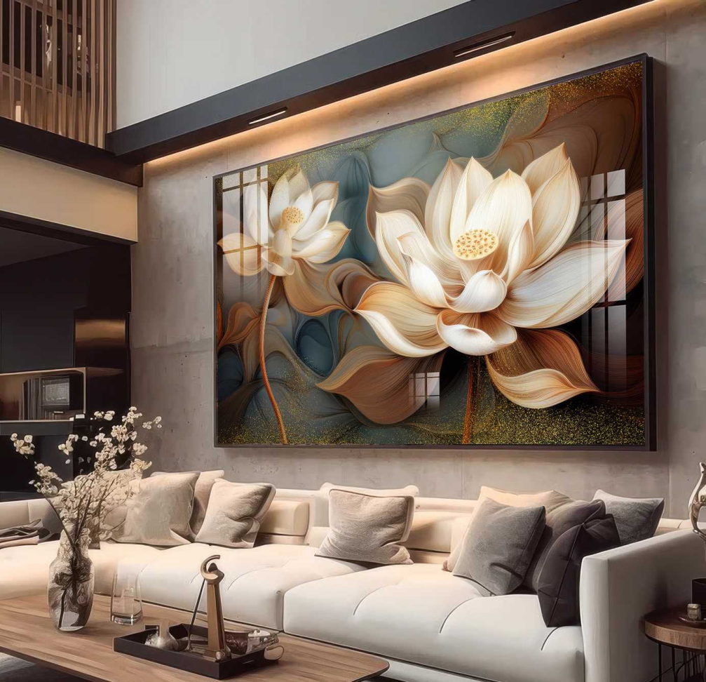 QUADRO FLORES EM ABSTRATOS DECOR - #4