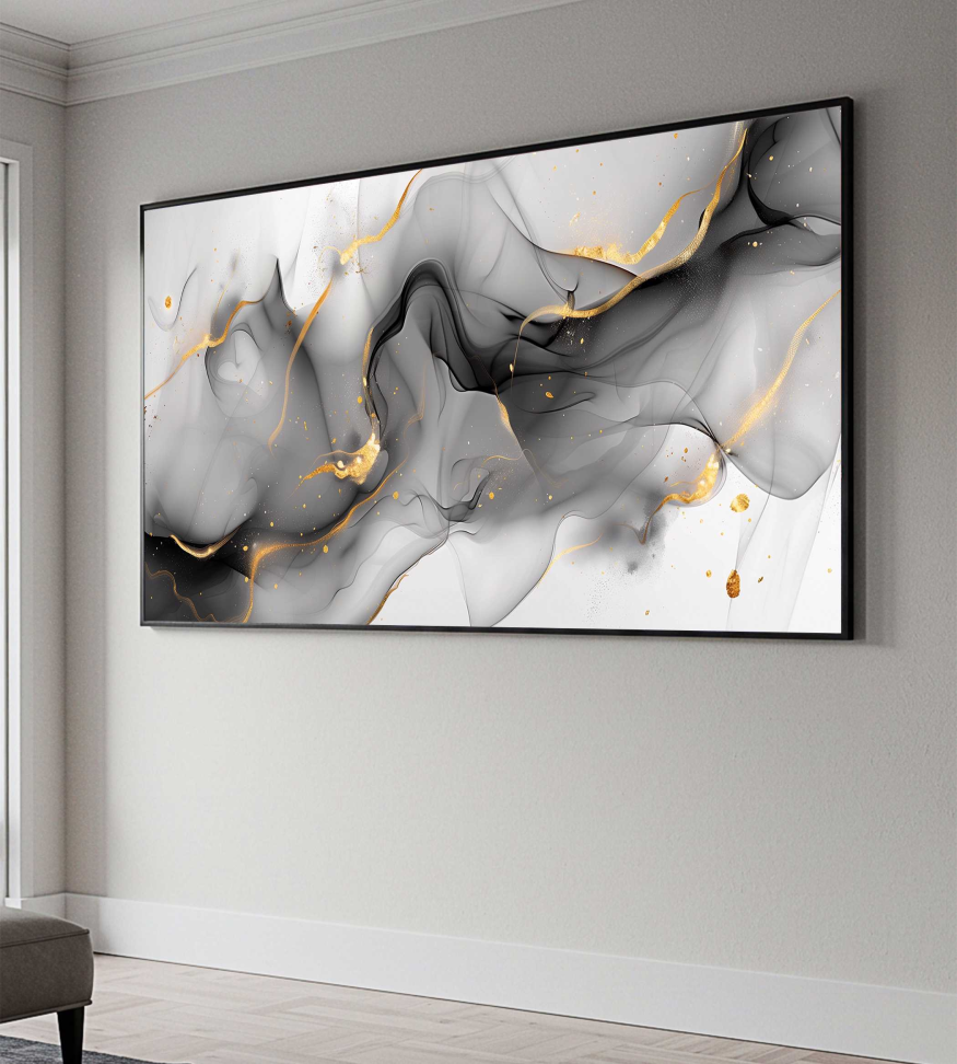 QUADRO ARTE ABSTRATA EM PINTURA MODERNA - #3