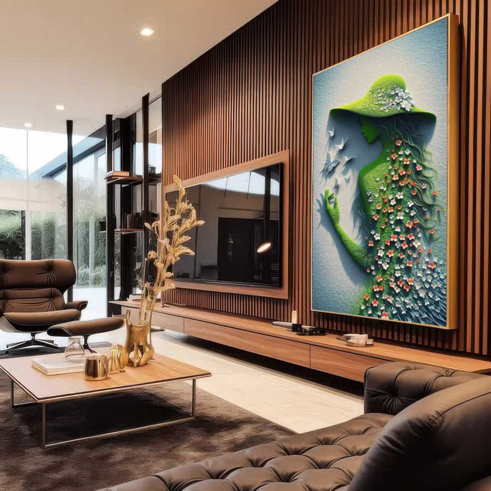 QUADRO EM BELA ARTE MINUMALISTA DECOR - #5