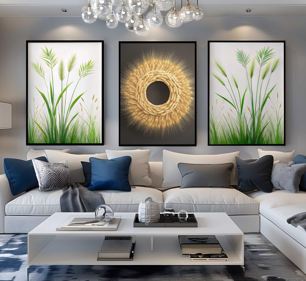 CONJUNTO ARTE TRIGOS DECOR - #4