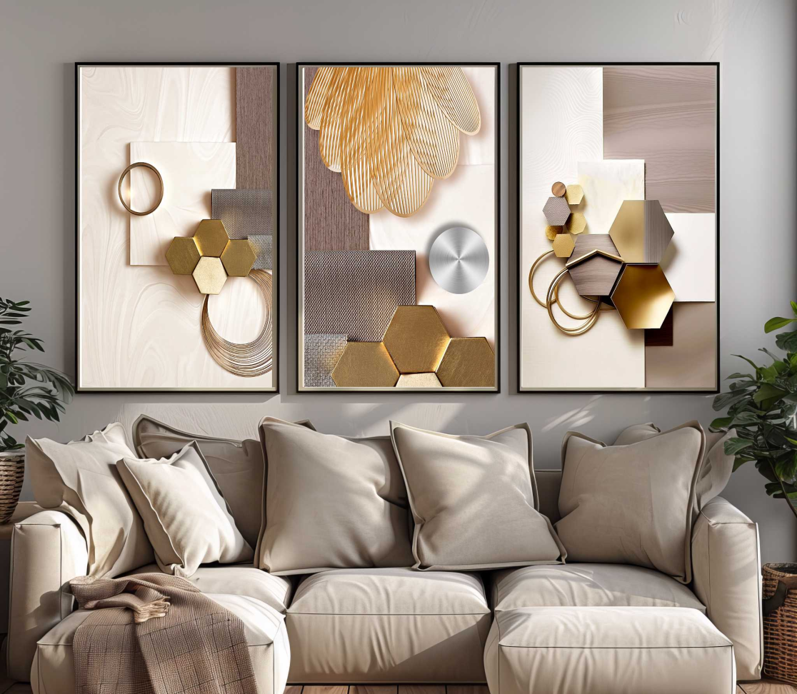 CONJUNTO GEOMETRICOS EM 3D MODERNOS - #2