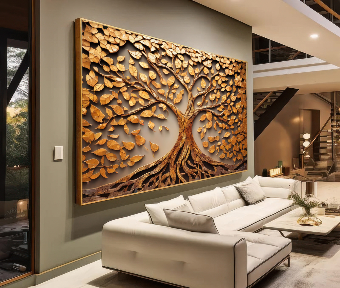 QUADRO ÁRVORE DA VIDA ABSTRATA - #2