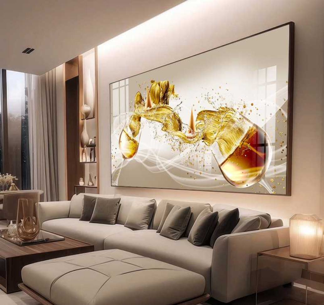 QUADRO EM BELA ARTE DIGITAL  ILUSTRAÇÃO MODERNA - #5