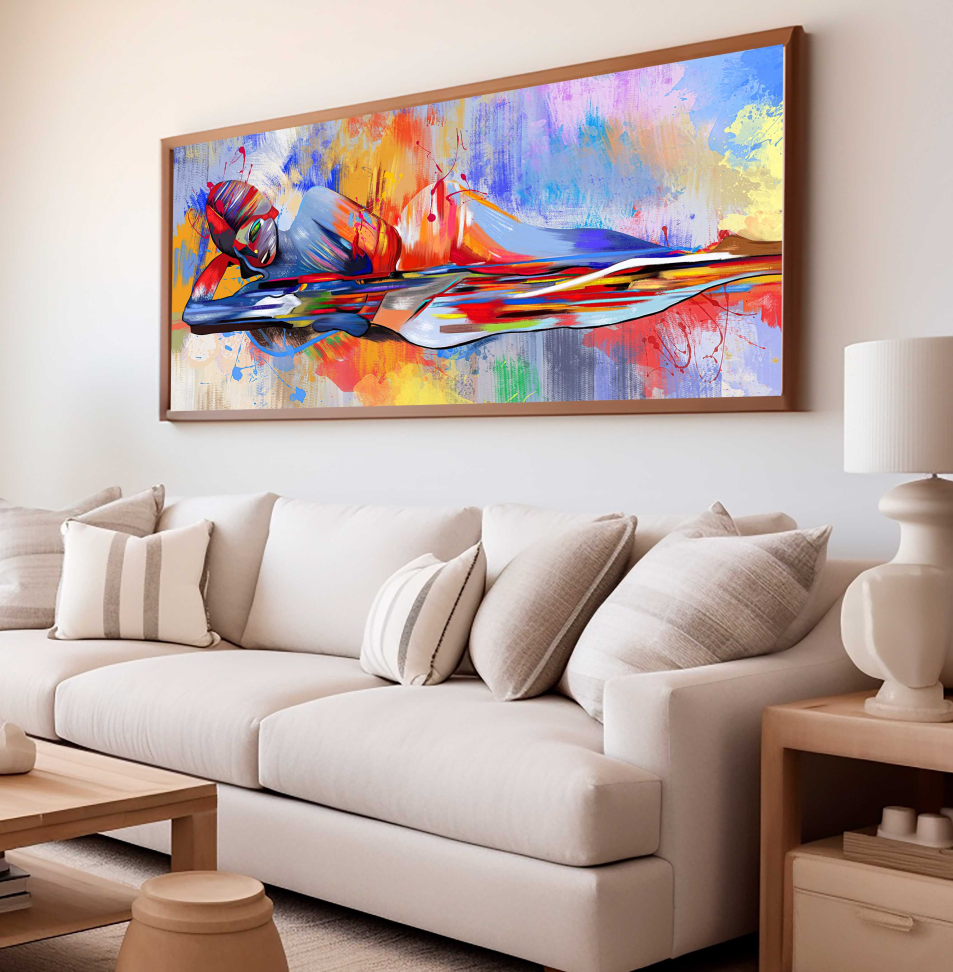 QUADRO BELA ARTE PINTURA ABSTRATA - #5