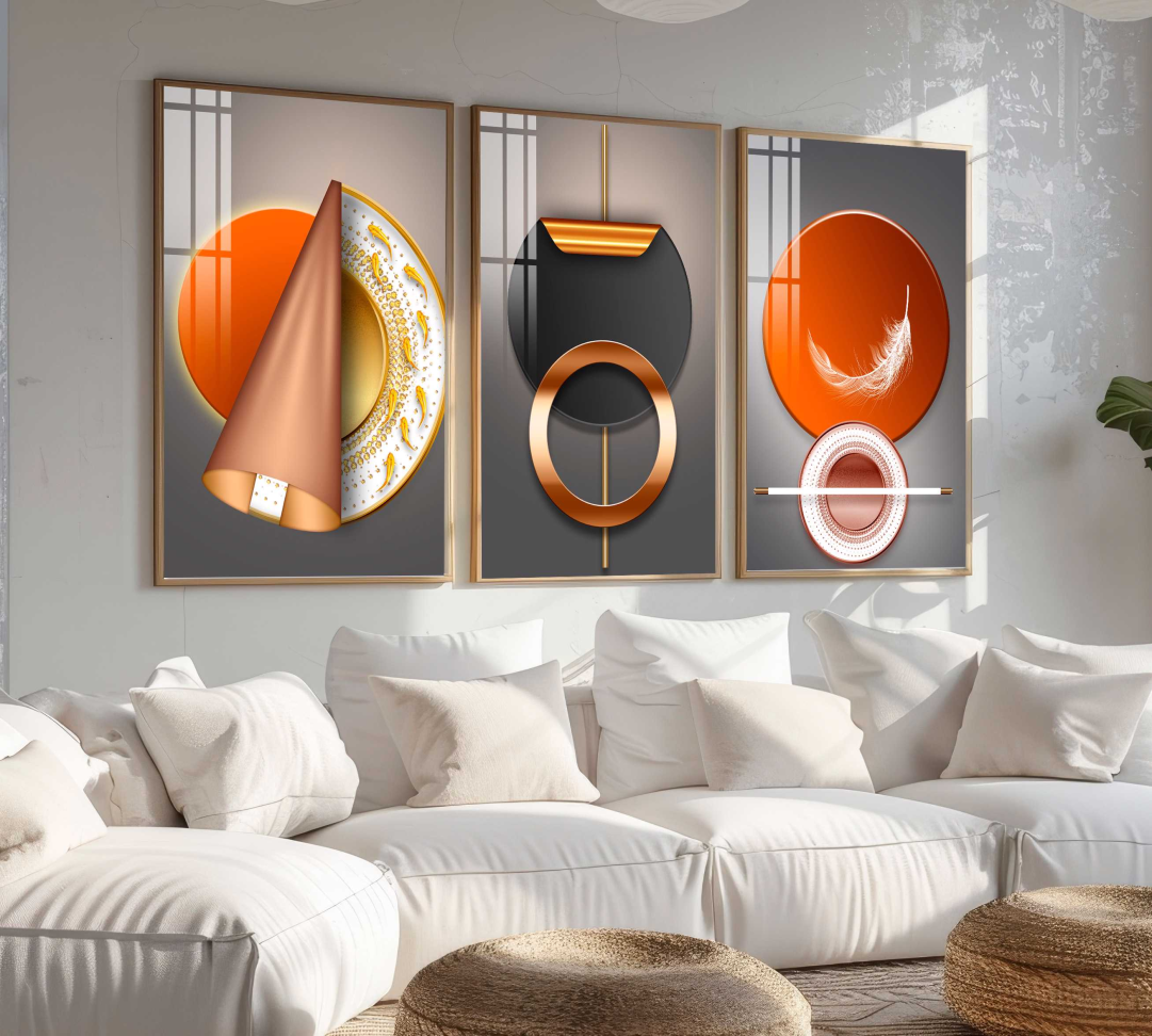 CONJUNTO ILUSTRAÇÃO ARTE LUXO DECOR - #2