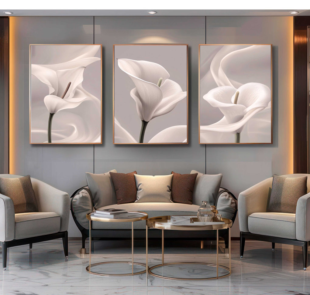 CONJUNTO BELA ARTE ILUSTRAÇÃO DE FLORES COPO DE LEITE - #4