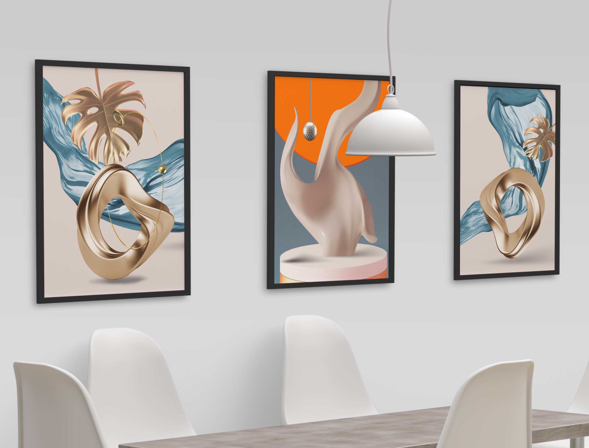 CONJUNTO ARTE DECORATIVA MODERNA - #3