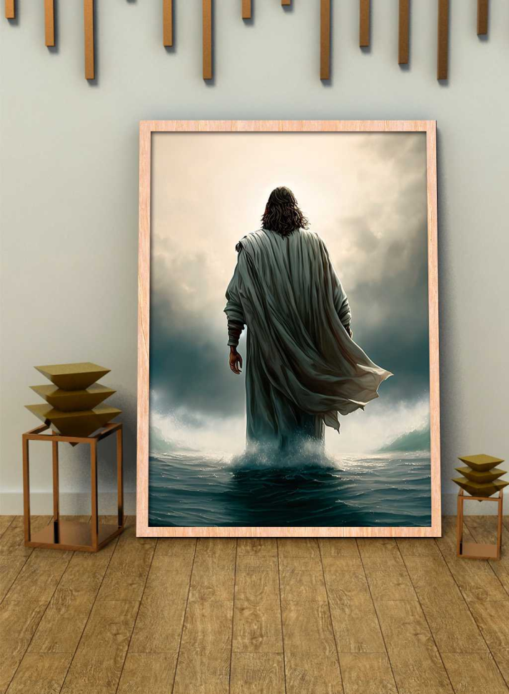 QUADRO CAMINHANDO SOBRE AS ÁGUAS - #2