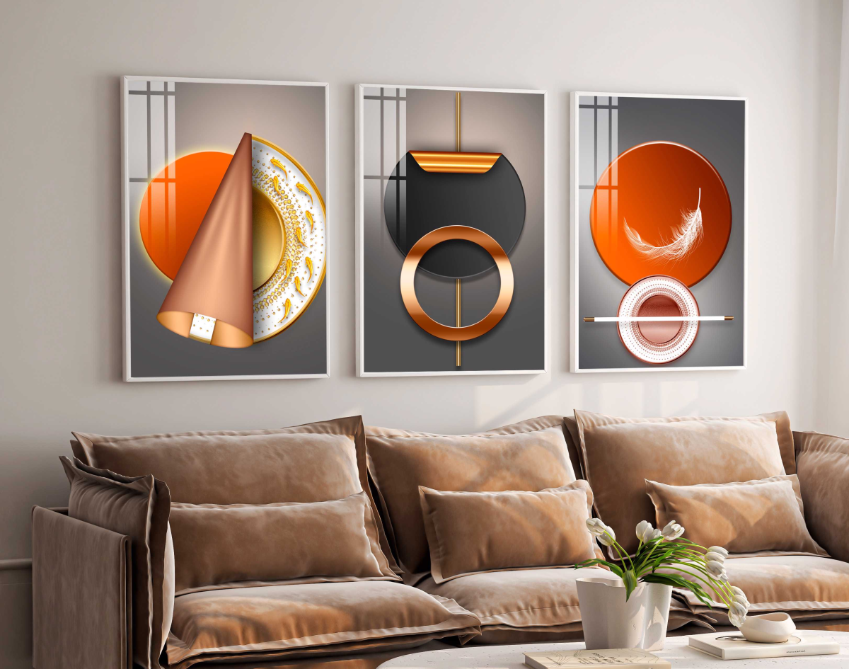 CONJUNTO ILUSTRAÇÃO ARTE LUXO DECOR - #4