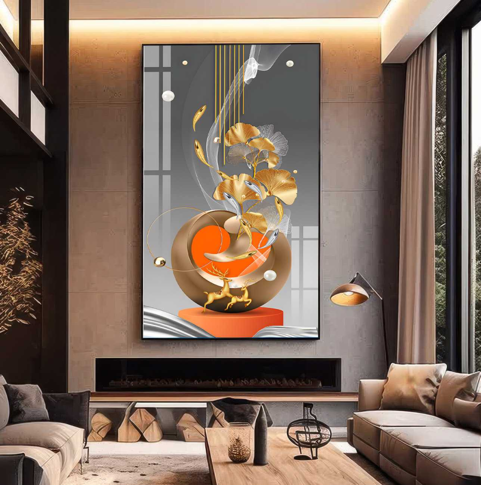 QUADRO MODERNA ARTE EM ILUSTRAÇÃO DECOR - #2