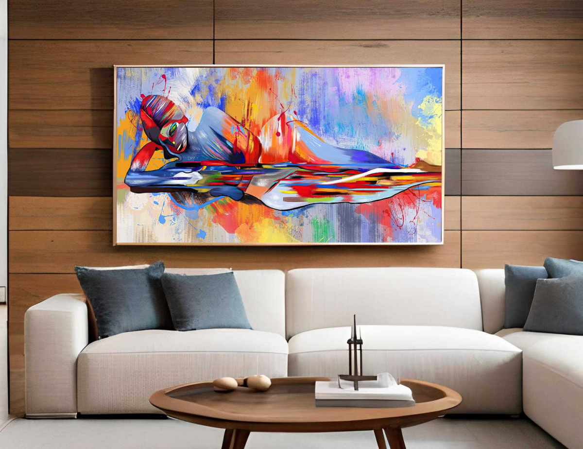 QUADRO BELA ARTE PINTURA ABSTRATA - #2