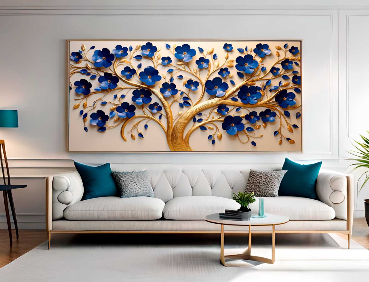 QUADRO ILUSTRAÇÃO ARVORE DECOR - #4