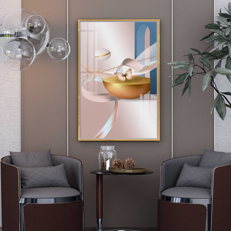 QUADRO ILUSTRAÇÃO ELEGANTE E MODERNO - #5