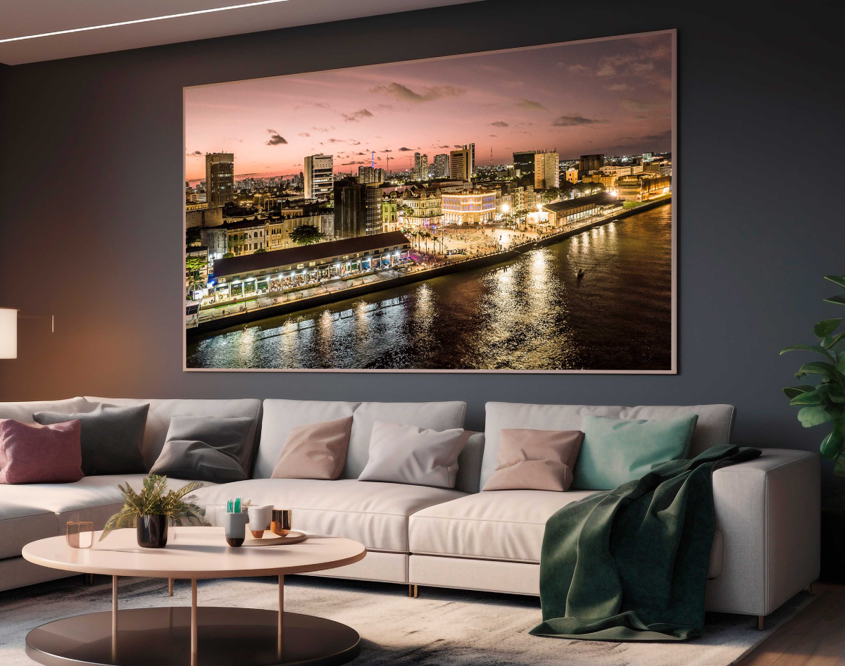 QUADRO EM BELA IMAGEM MARCO ZERO NO RECIFE - #3