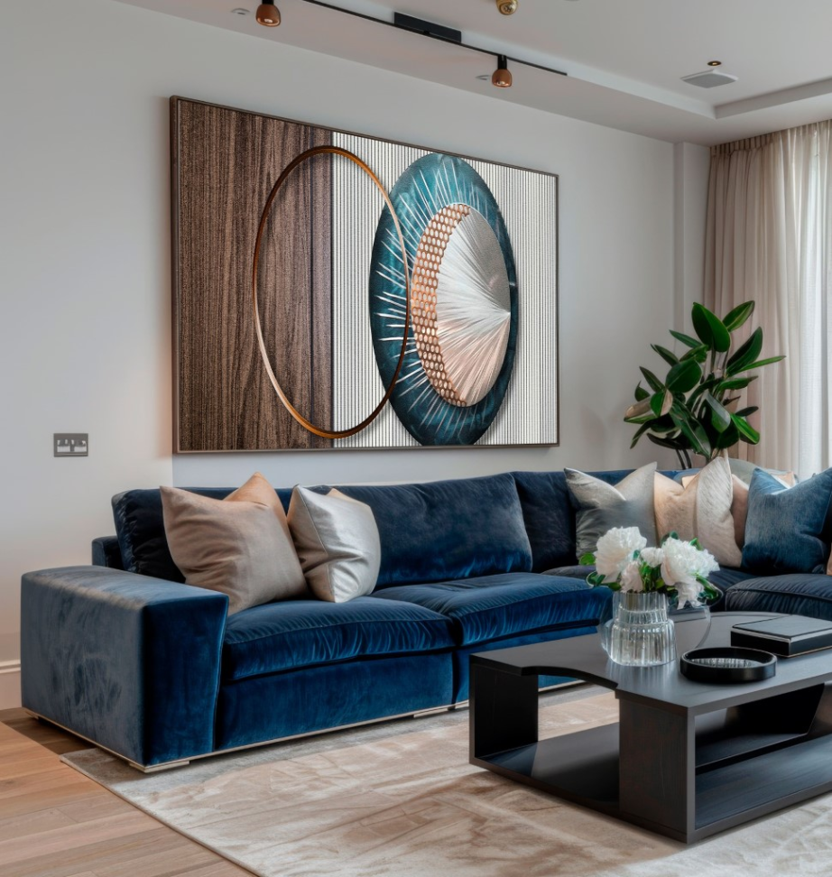 QUADRO ARTE DECOR GEOMETRICO MODERNO - #3