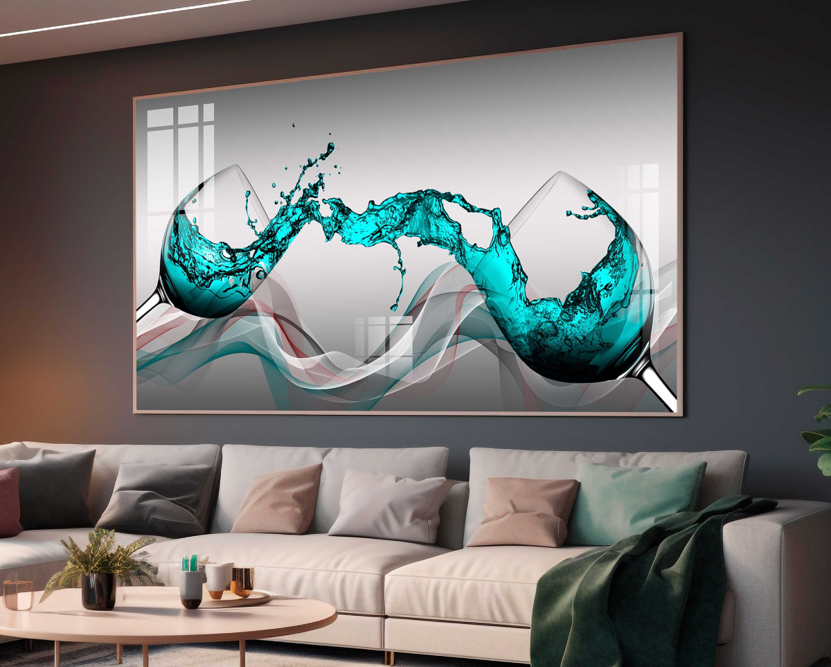 QUADRO ARTE LUXO EM TAÇAS DECOR - #3