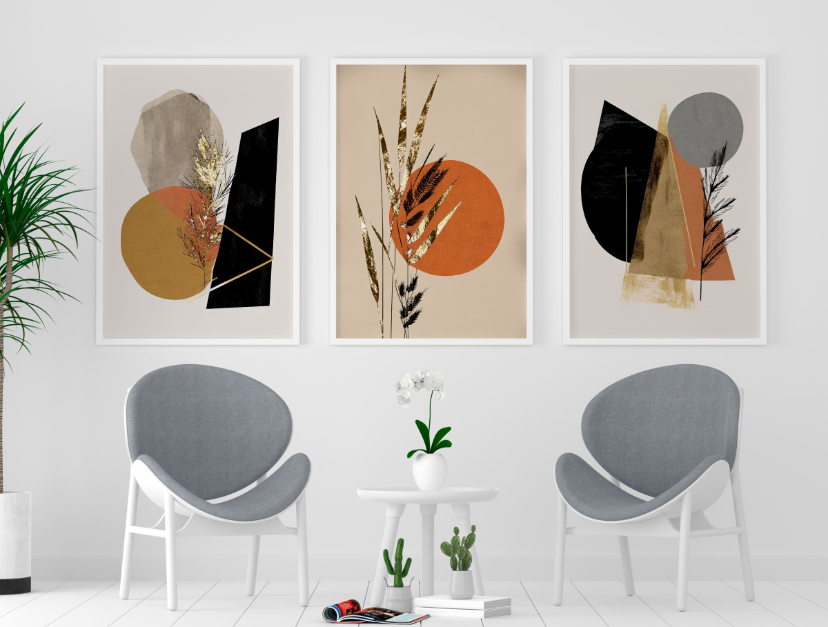 CONJUNTO ABSTRATO LUXUOSO E MODERNO - #1