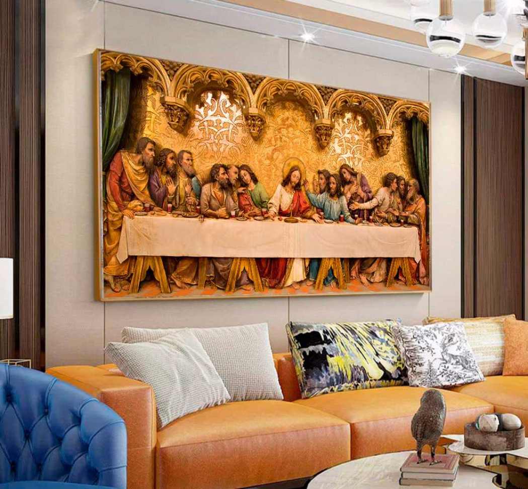 QUADRO SANTA CEIA ARTE DECOR - #2