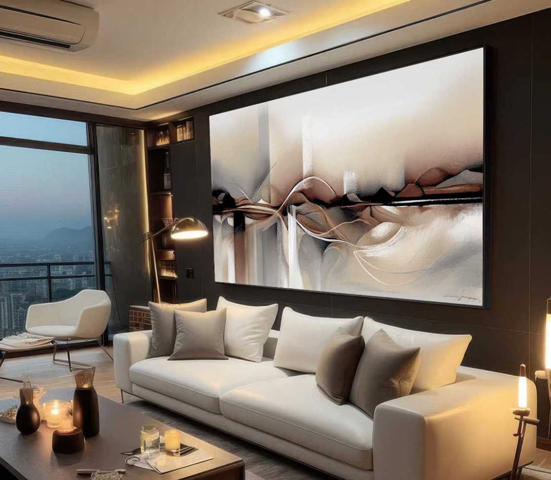 QUADRO  ARTE EM ABSTRATO DECOR - #4