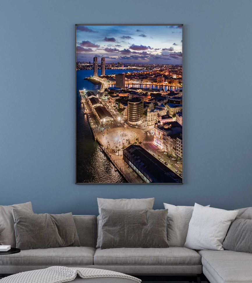 QUADRO MARCO ZERO  ANOITECER VERTICAL - #3